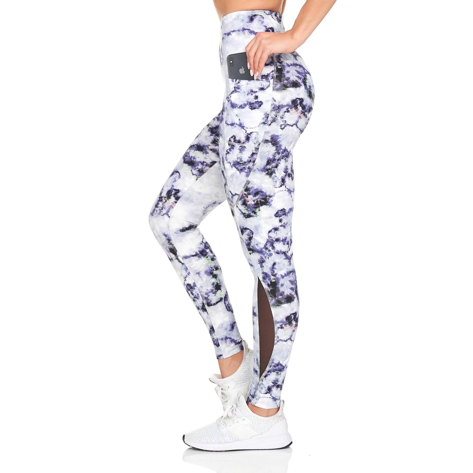 Women's Active High Rise Printed Leggings With Pockets