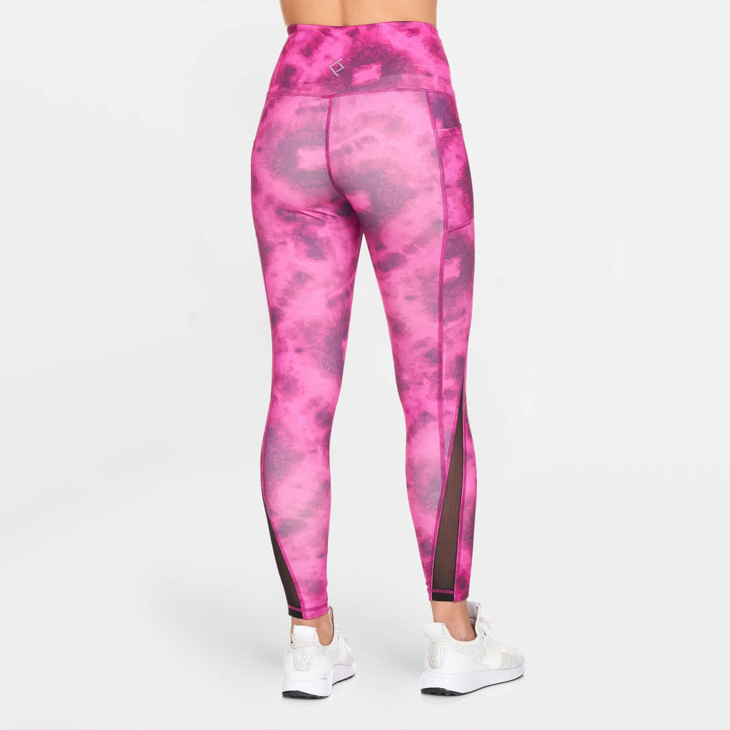 Women's Active High Rise Printed Leggings with Pockets