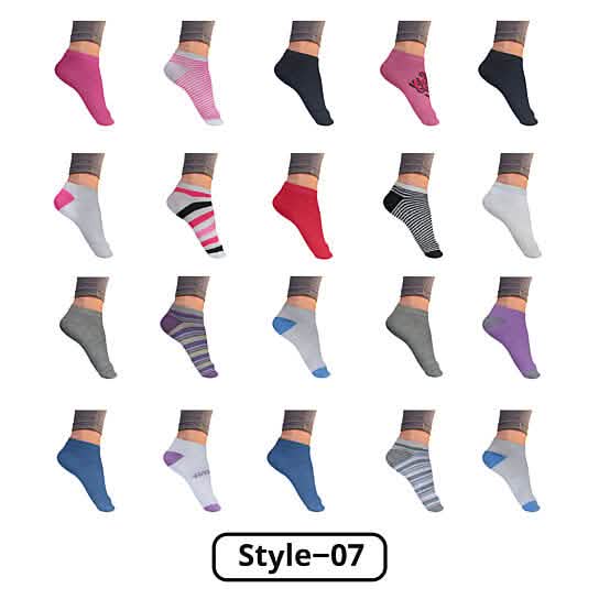 Women’s Breathable Stylish Colorful Fun No Show Low Cut Ankle Socks