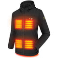 Women’s Heated Jacket Soft Shell with Hand Warmer