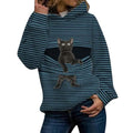 Women's Hoodie Pullover Cat Graphic Casual Daily Basic Hoodies Sweatshirts