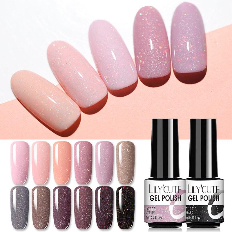 Womens UV Gel Nail Polish Set 7ml Fashion Varnish Colorful Art Manicure Luxury Nail Design For Women