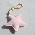 Wooden Beads Moon Star Heart Ornaments Dream Catcher Kids Room Decoration Wall Hanging Girls Baby Tents Handmade Wall Hanging Decor Home Gifts for Girls Gifts for Women