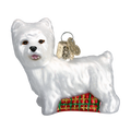 Old World Christmas Westie Glass Blown Ornament