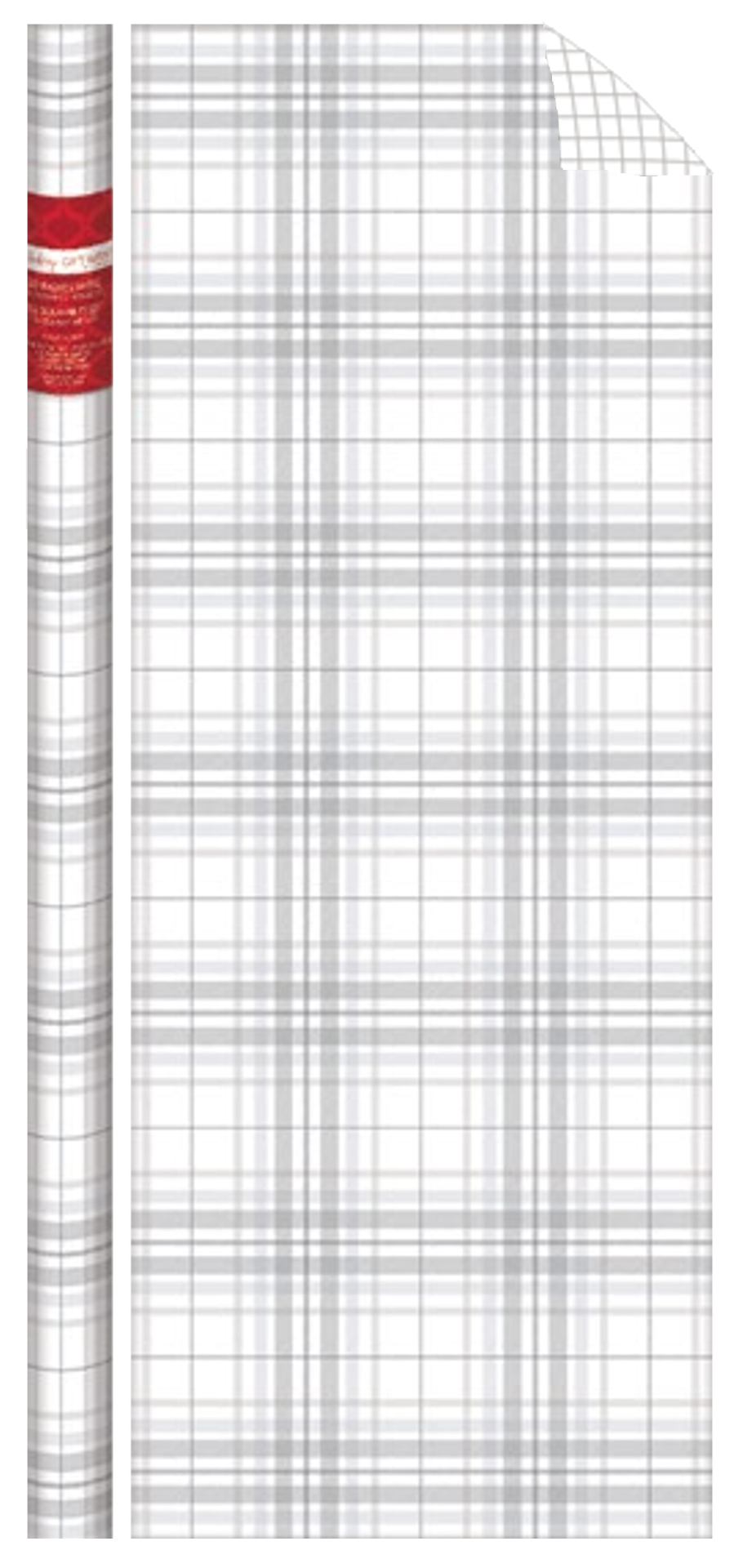 Traditional Roll Wrap - 40" x 288" - Snowy Plaid