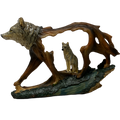 Wolf In A Wolf Figurine