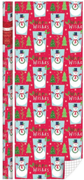 Kids Roll Wrap - 40" x 288" - Snowman