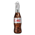 Gumdrop Mini Diet Coke Bottle Glass Ornament