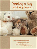 Get Well Card - Sending a Hug and a Prayer