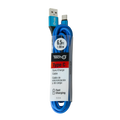 USB type C 6.5 foot Sync/Charge Cable - Blue