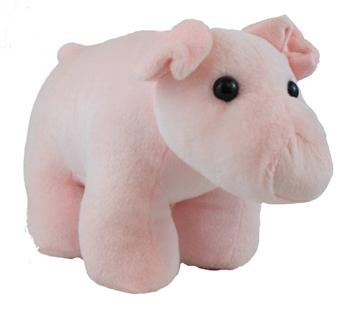 Plush Coin Bank - Pink Pig
