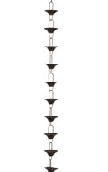 Metal Antique Rain Chain - Flower