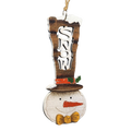 Laser Cut Wooden Ornament - Stovepipe Hat Snowman