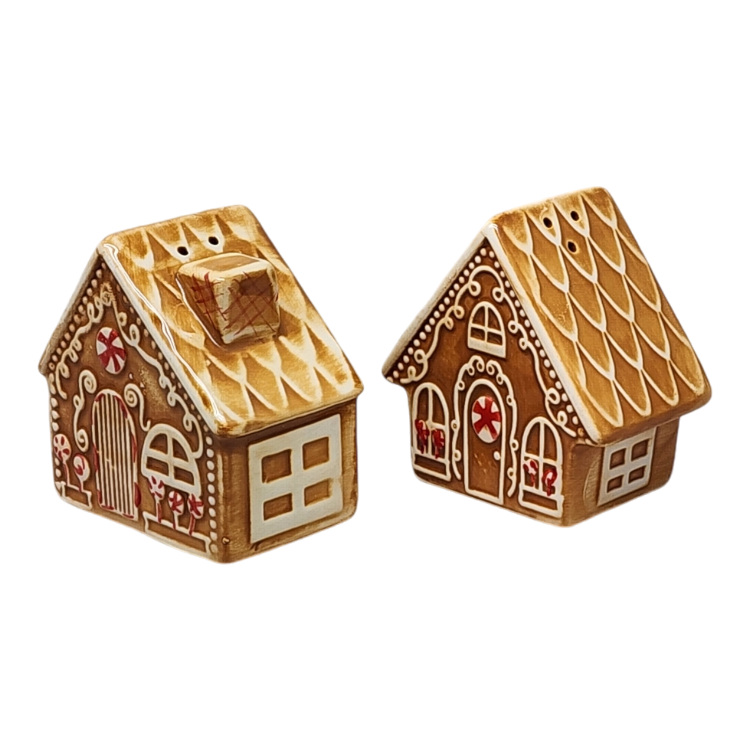 Ceramic Gingerbread House - Salt and Pepper Set