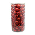 Red Shatterproof Ornament 100 Pack - 60mm