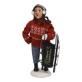 Winter Sports Family - Sledding Girl