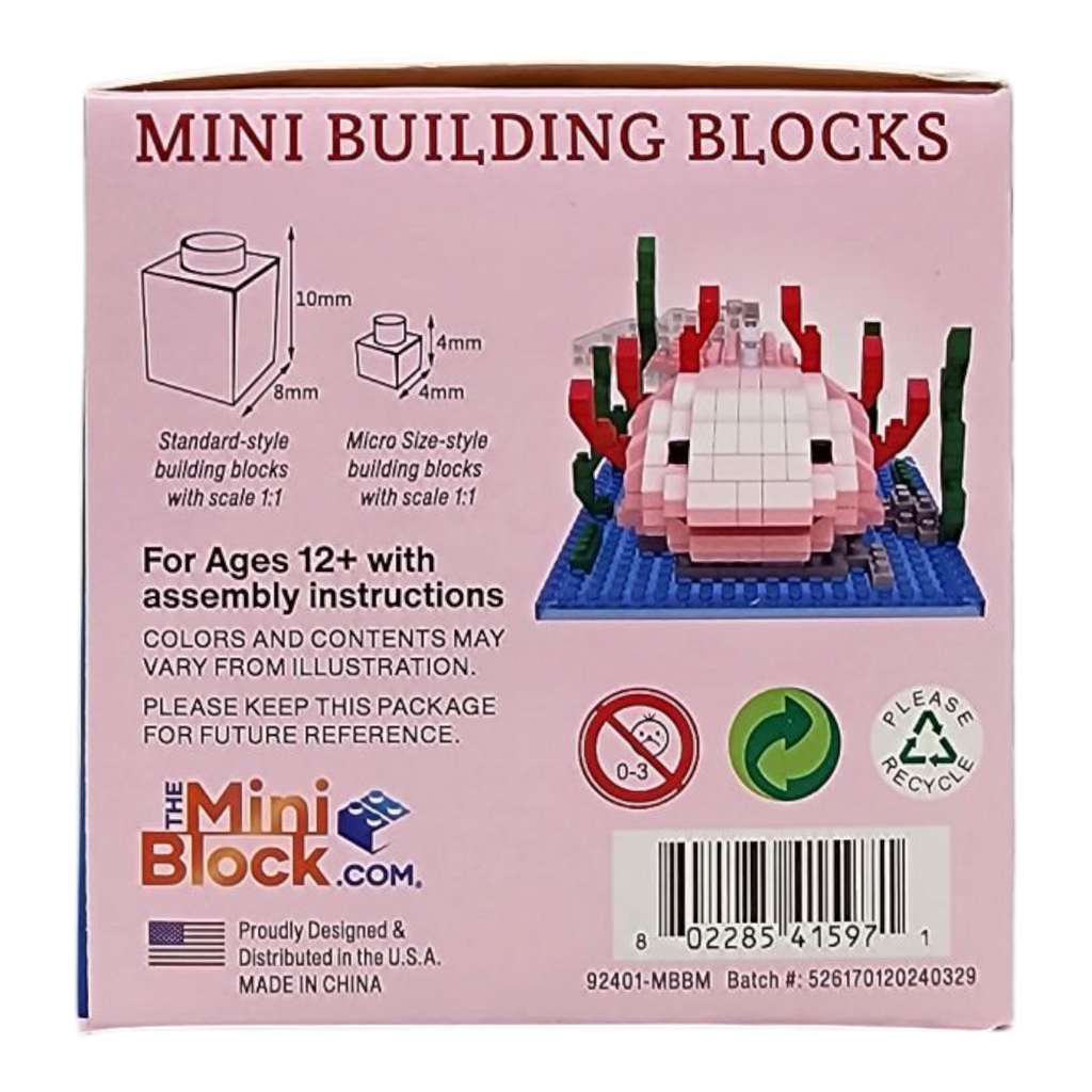 Mini Building Blocks - Axolotl