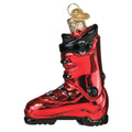 Ski Boot  Glass Ornament