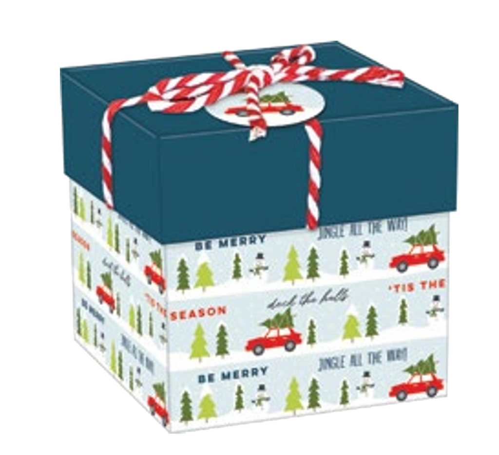 Gift Box Cube for Gift Cards - 3" x 3" -  Joy Present Stack