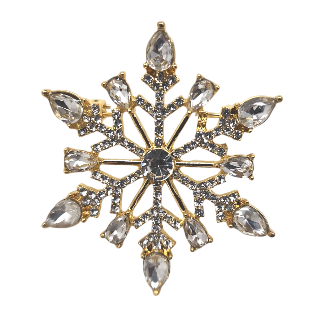 Enamel Finish Pin - Snowflake