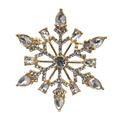Enamel Finish Pin - Snowflake