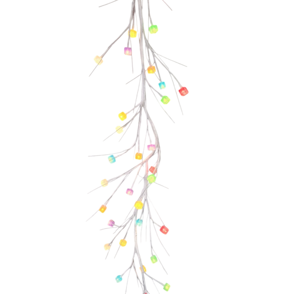 Lighted Holiday Candy Garland -