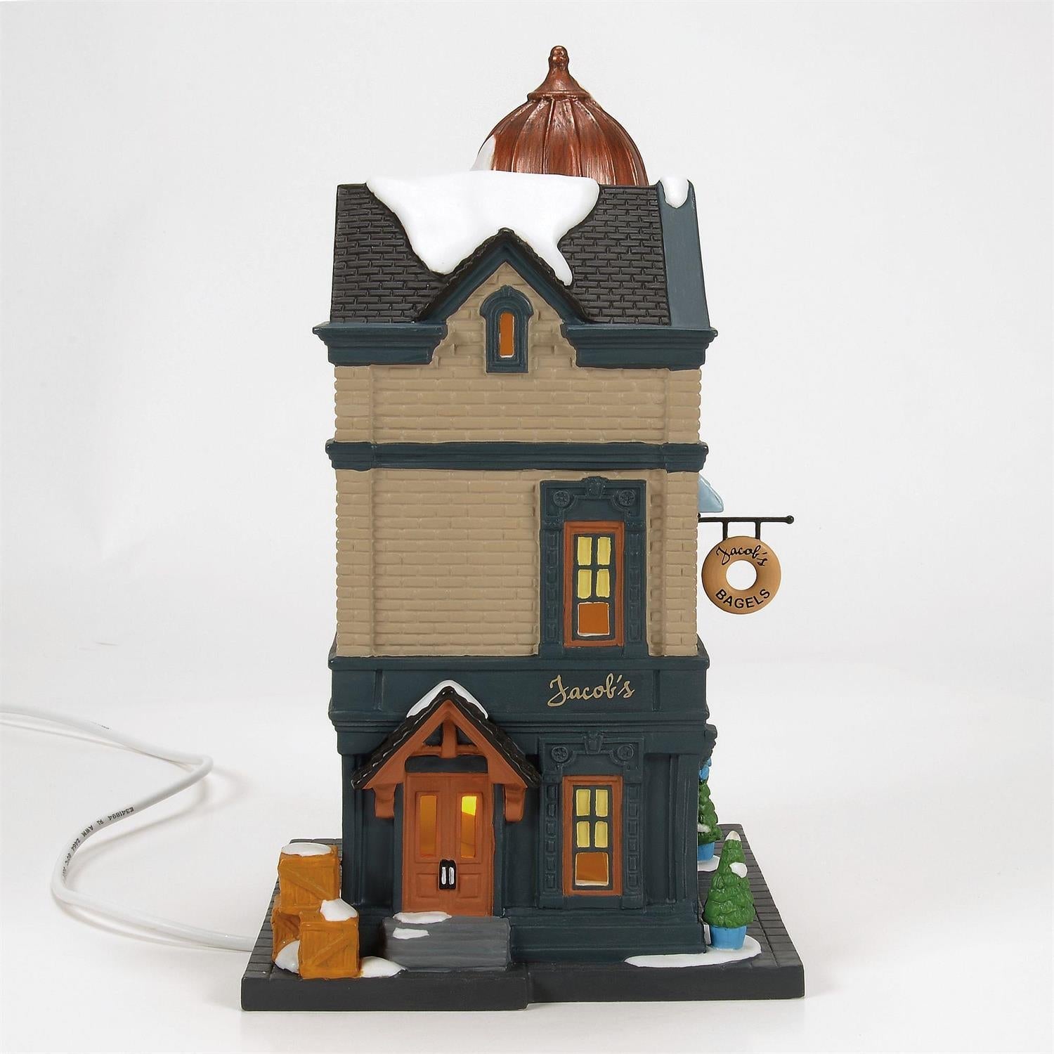 Jacob’s Bagel Shop Lighted Building