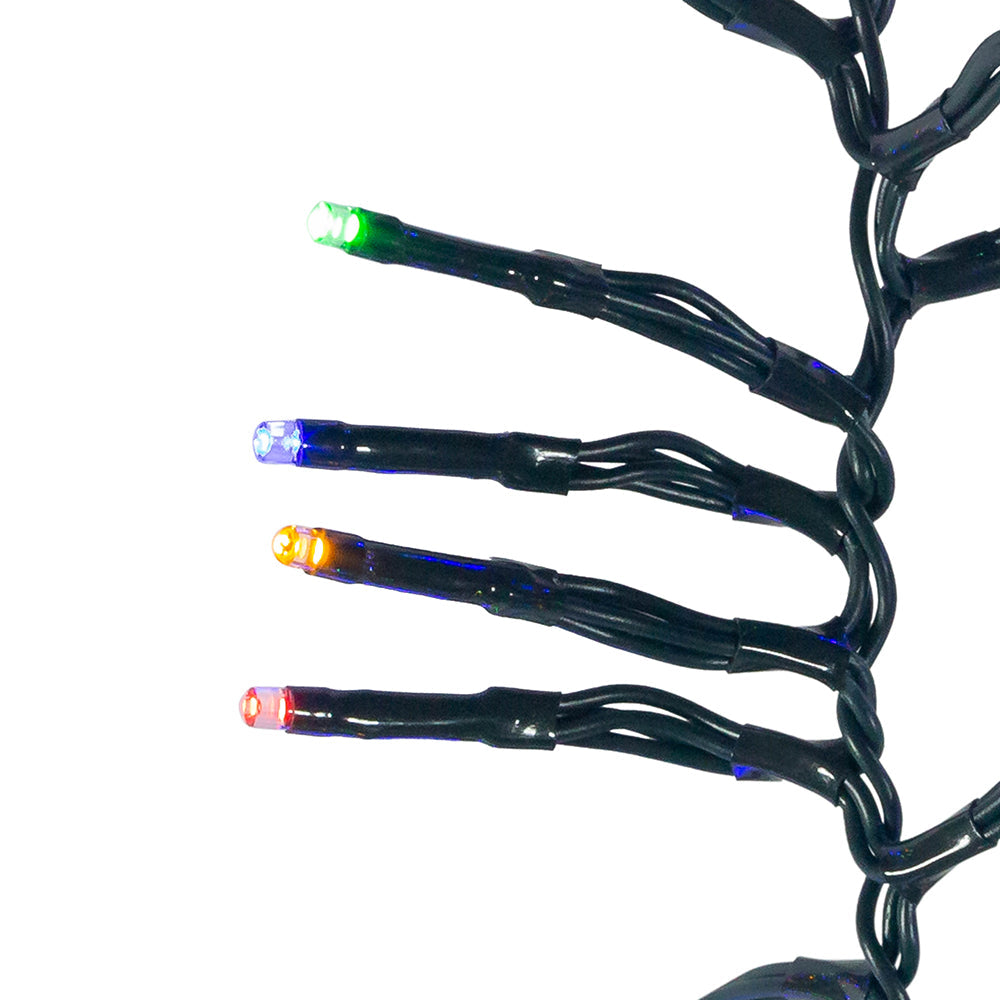 480-Light Fairy Multicolor LED Cluster Garland