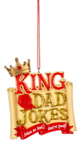 King Of Dad Jokes Ornament