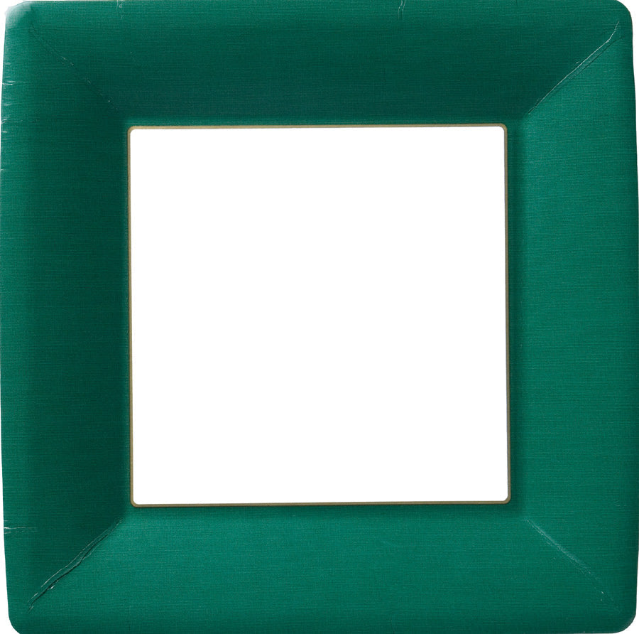 Classic Linen Dark Green - Dinner Plate