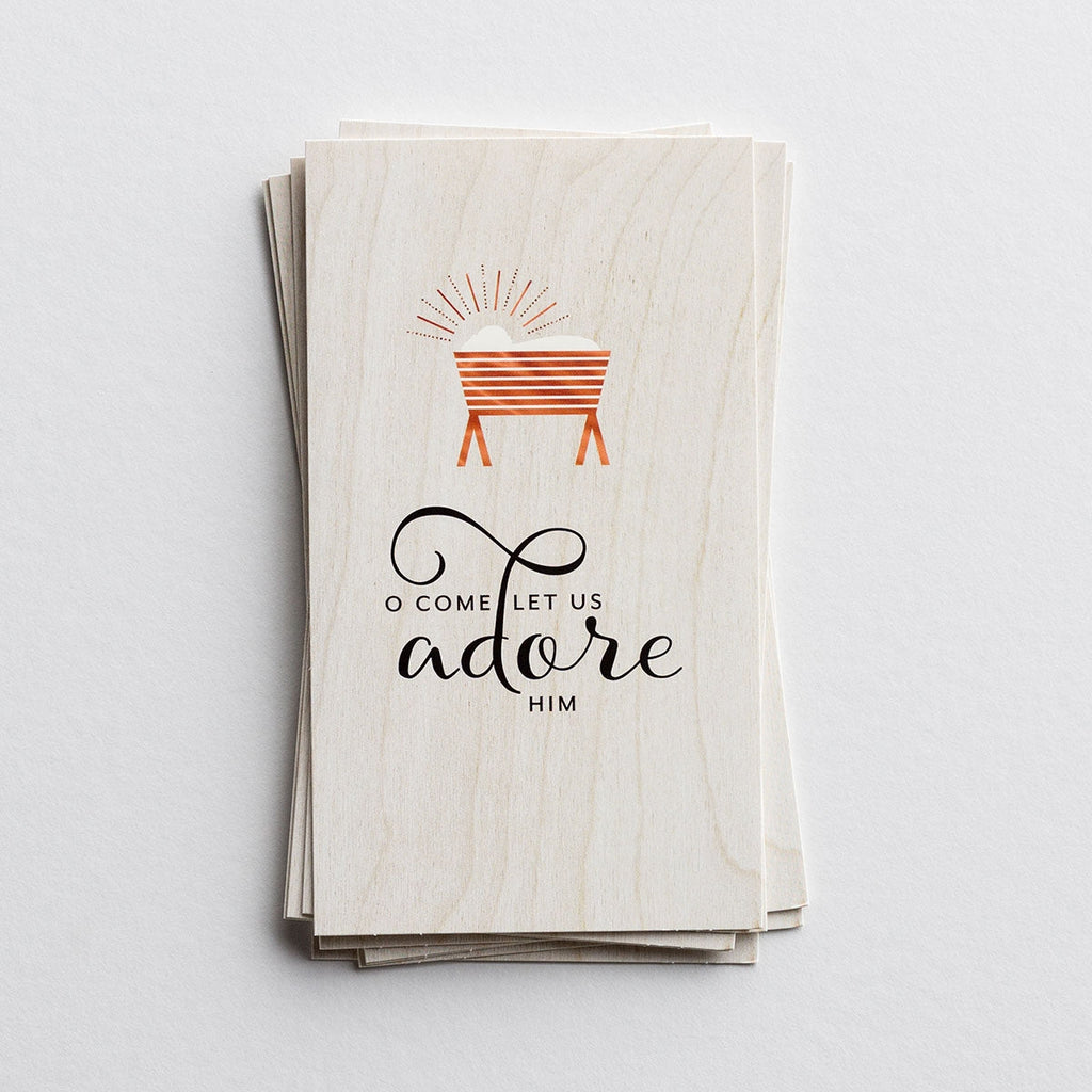 O Come Let Us Adore Him Christmas Boxed Cards