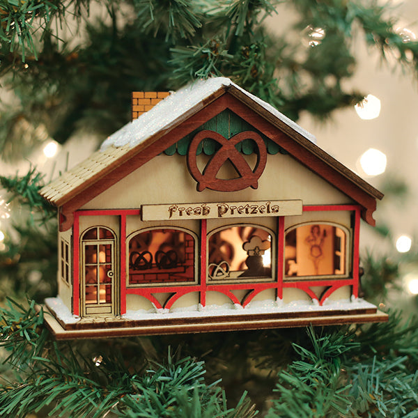 Peppermint Twist Pretzel Shop  Ginger Cottage Collection