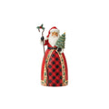 Highland Glen Santa with Holly Tree Cane