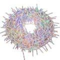 600-Light Multicolor LED White Wire Rice Light Garland