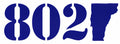 802 Decal - Blue