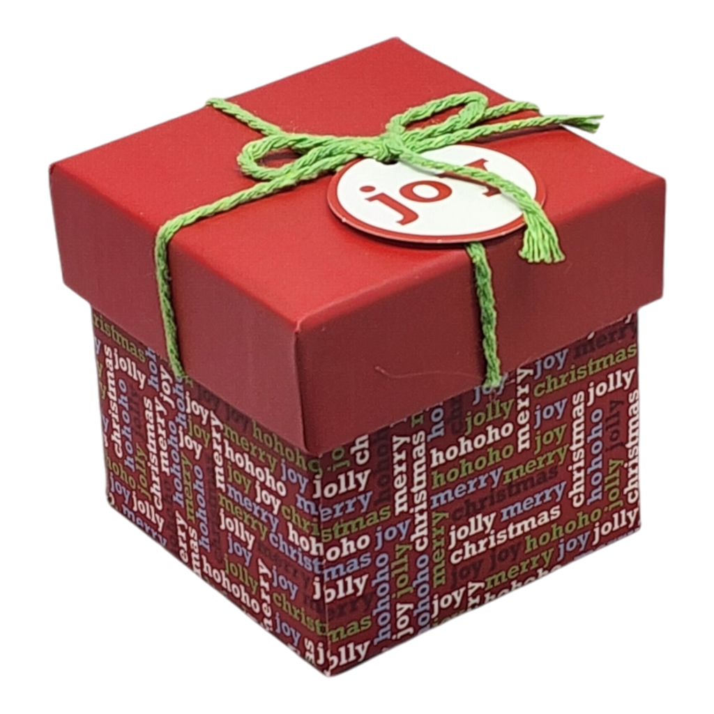 Gift Box Cube for Gift Cards - 3" x 3" -  Text Expressions
