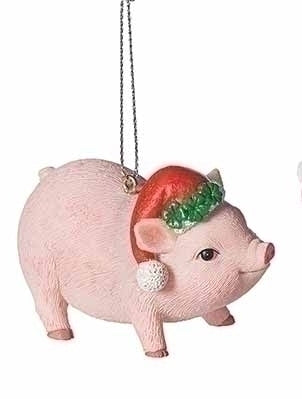 The Lucky Pig Ornament - Sitting