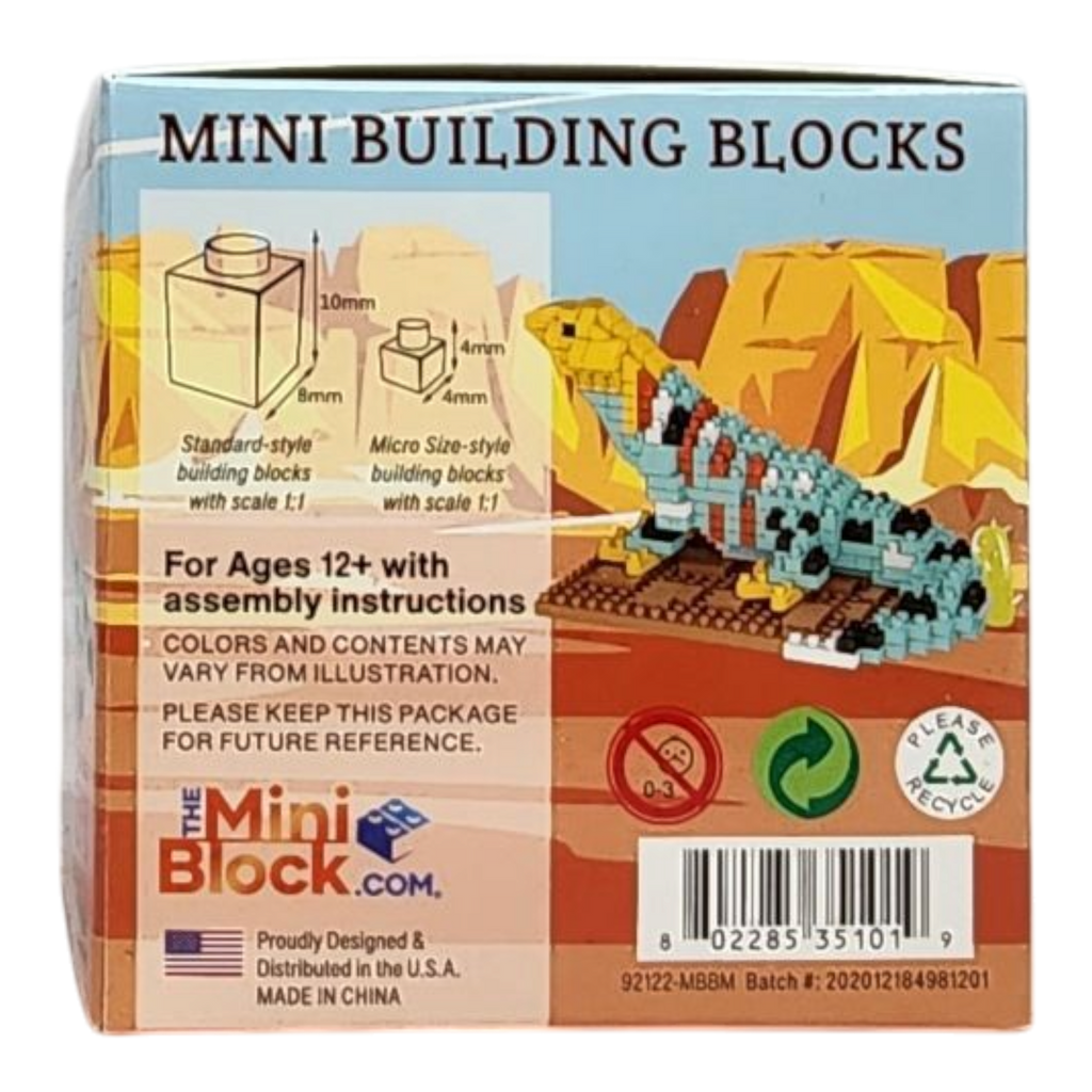 Mini Building Blocks - Collared Lizard