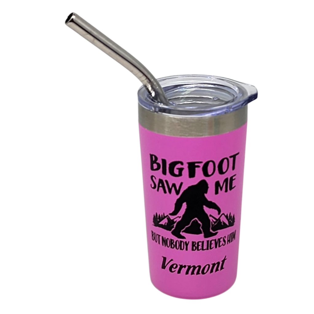 Vermont Bigfoot Stainless Steel 2oz Shooter  - Pink