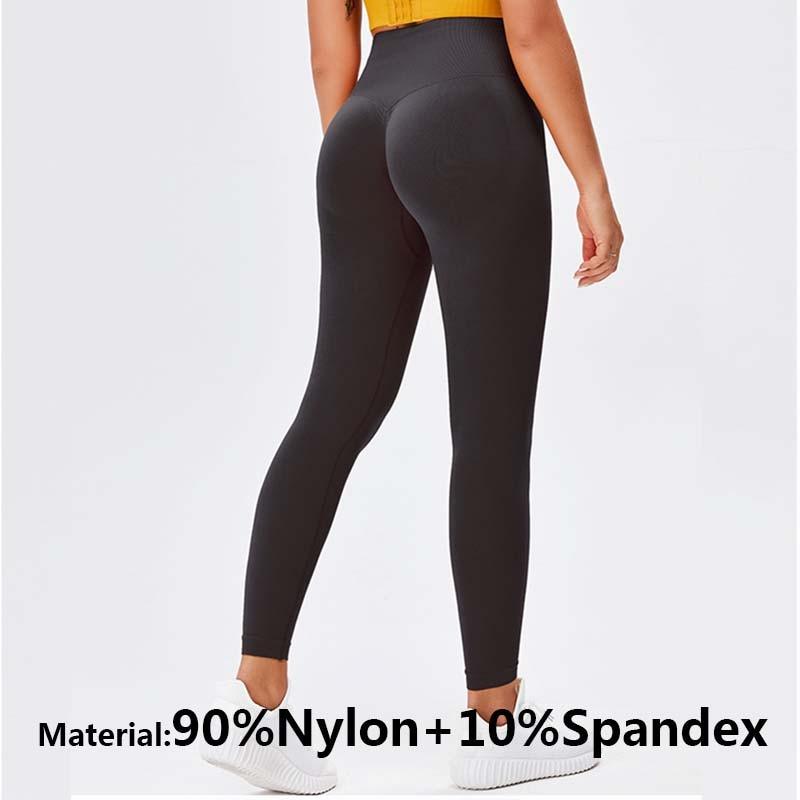 Yoga High Waist Push Up Seamless Sport Leggings Women Workout Pants Super Stretchy Gym Workout Tight Sport Leggings Lightweight Running Pants
