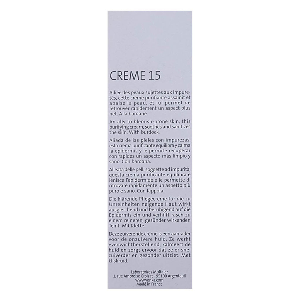 Yon-Ka Creme 15 Purifying & Soothing
