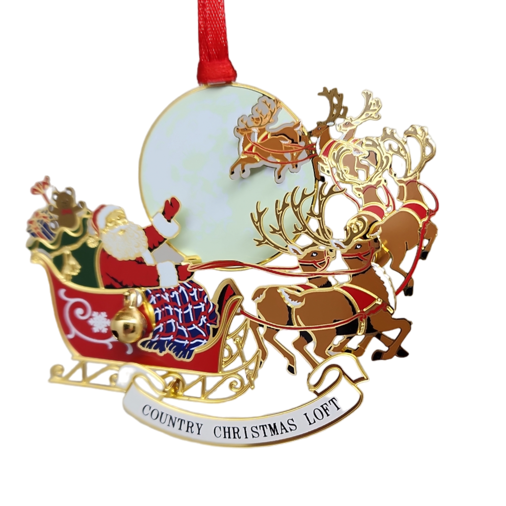 To All A Good Night Collectible Brass Ornament