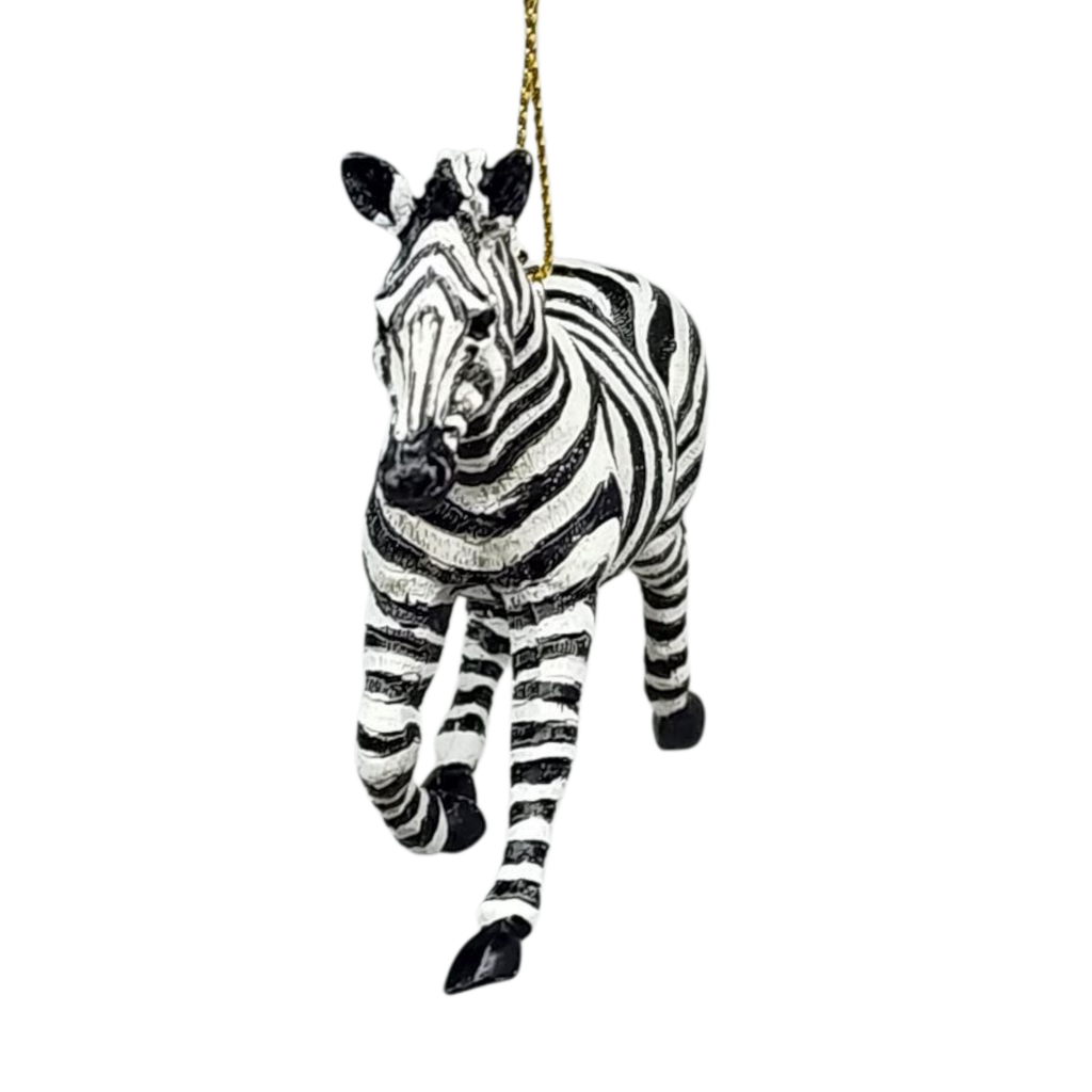 Safari Animal Ornament - Zebra