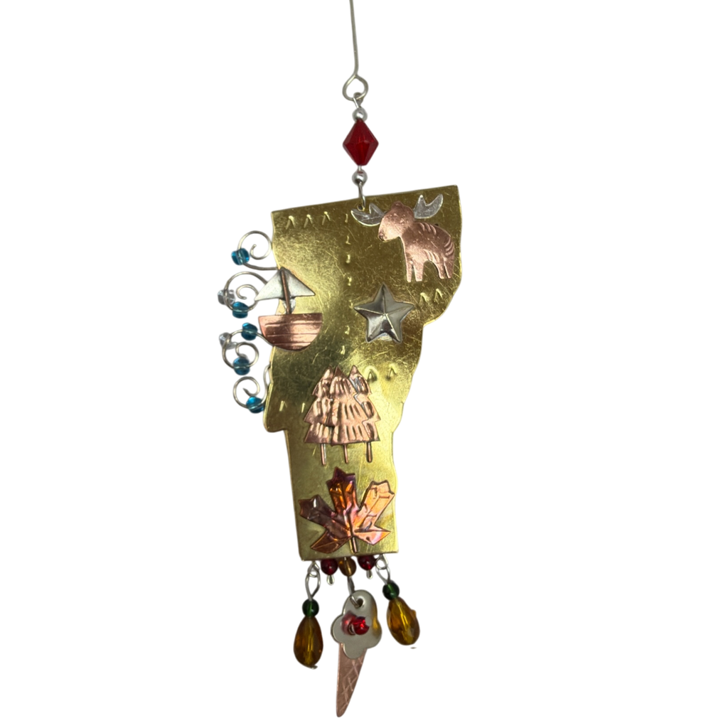 Vermont Icons Metal Ornament