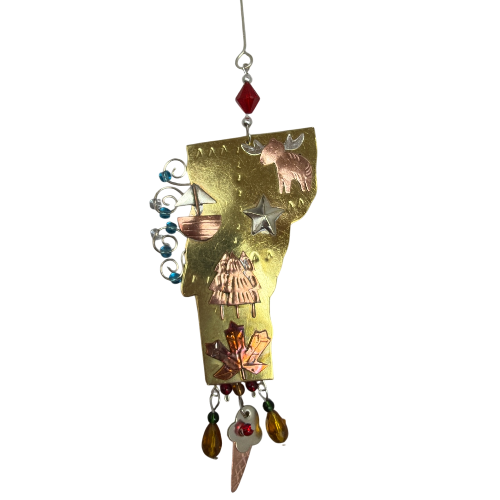 Vermont Icons Metal Ornament