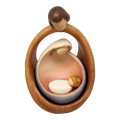 Modern Style Holy Family - Nesting Nativity - Color - 4.5 Inch