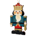 Regal Wooden Nutcracker - Green