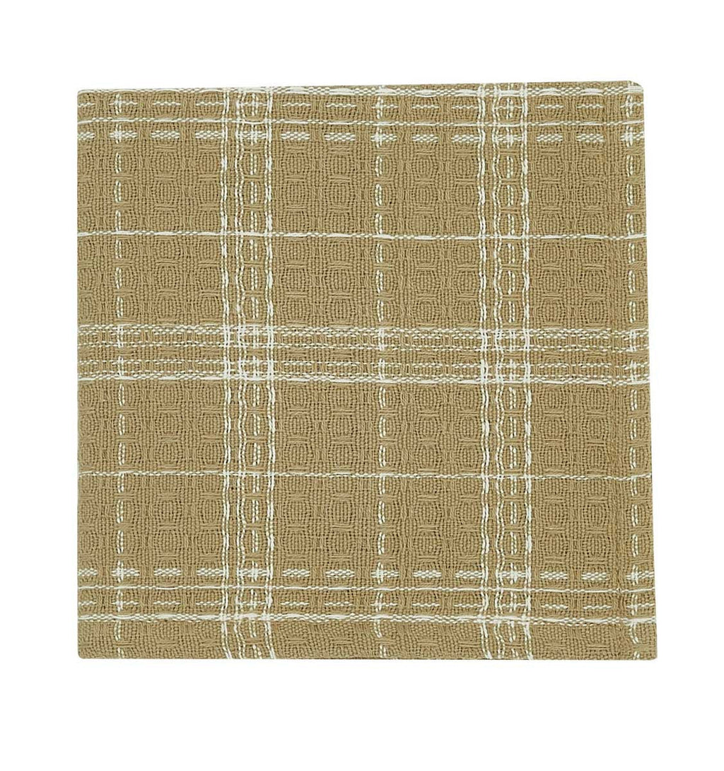 Fieldstone Plaid - Cream - Dishcloth