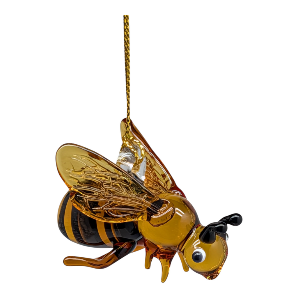 Egyptian Blown Glass Ornament - Honey Bee