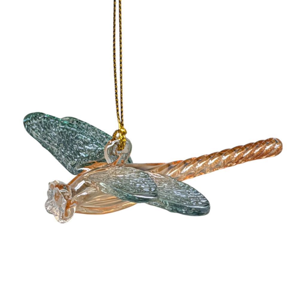 Egyptian Glass Dragon Fly - Green Wings